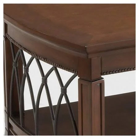 Cherry Metal Cocktail Table K857