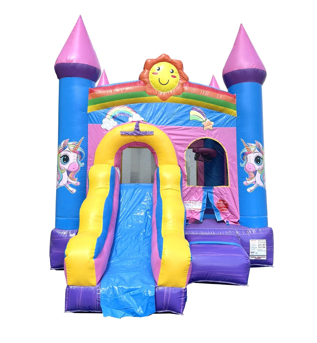 Pink Inflatable Bounce House Z4303