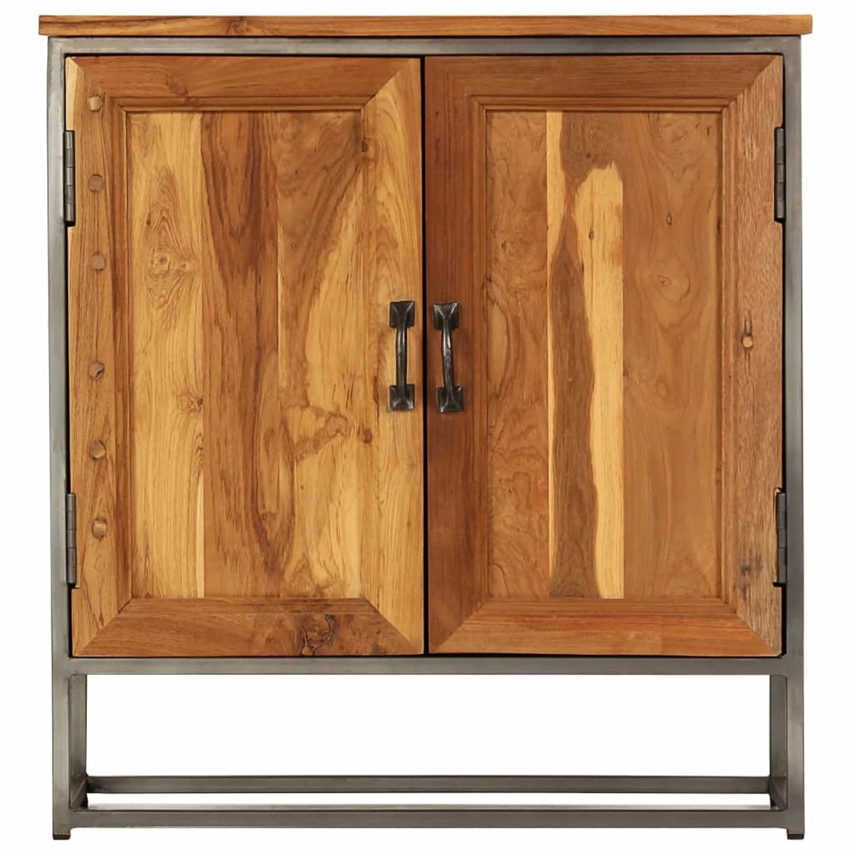 Recycled Teak and Steel Sideboard N2466