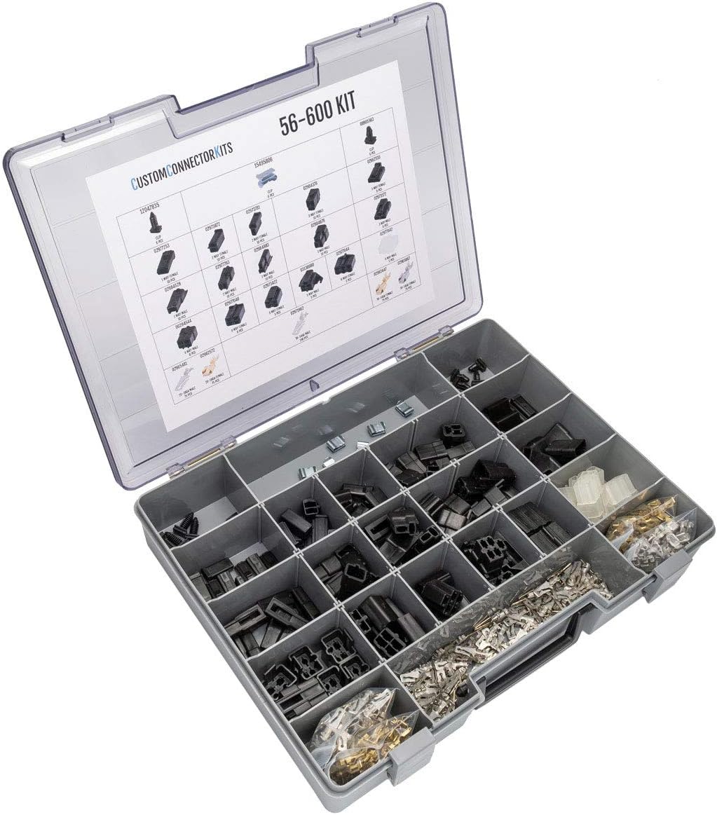 Automotive Electrical Connectors 600 Piece Kit with Crimp Tool L85926