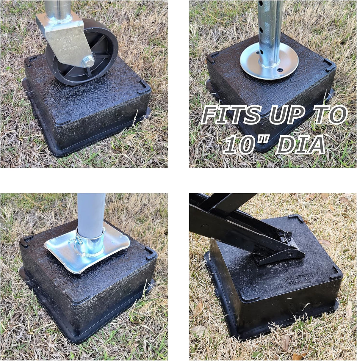 Trailer Jack Block Stand, 12,000 lbs Capacity, Pack of 2 R336