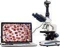 Trinocular Compound Microscope, 40X-2000X Magnification, LED Illumination X911356