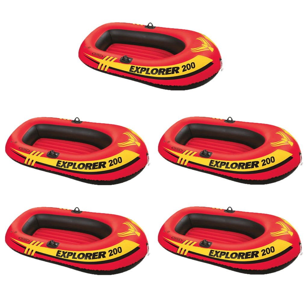 Inflatable 2 Person River Raft Set with Oars & Pump K1550