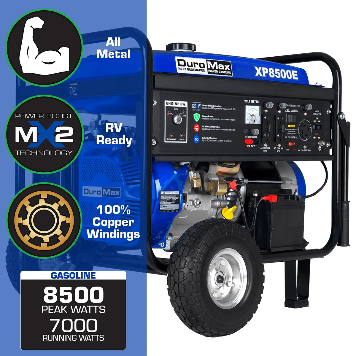 8500-Watt 420cc Gas Generator with Electric Start C682699