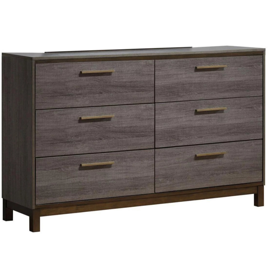 Antique Gray Wooden Dresser J71670