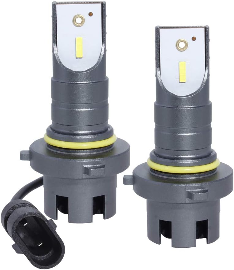 9006 LED Headlight Bulb HB4, 12000lm 6500k, High/Low Beam, CSP Chips, Pack of 2 X854392