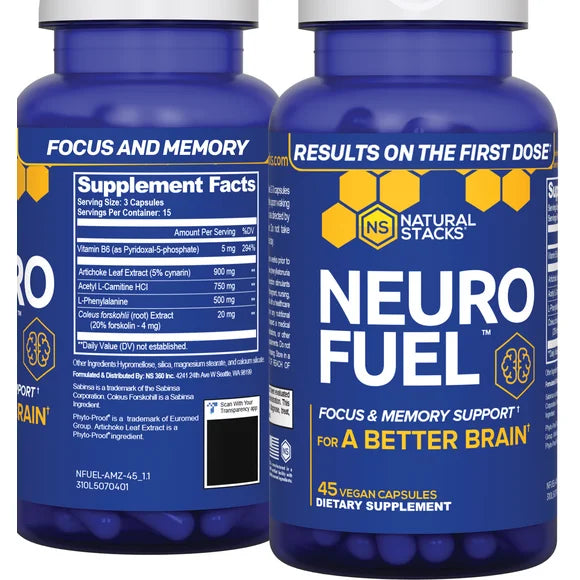45 Capsules Nootropic Brain Supplement F887