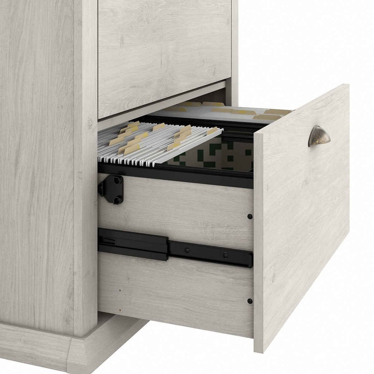 2 Drawer Lateral File Cabinet, Reclaimed Pine Y60497