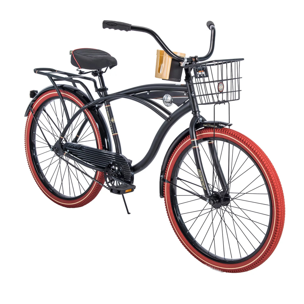26 Inch Matte Black Cruiser Bike S359169