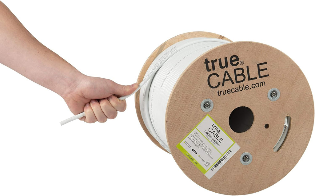 500ft Gray 23AWG Solid Bare Copper Bulk Ethernet Cable V472