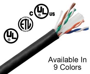 Cat6 Bulk Riser Ethernet Cable, Solid Copper UTP, 24 AWG 1000ft Green B7177