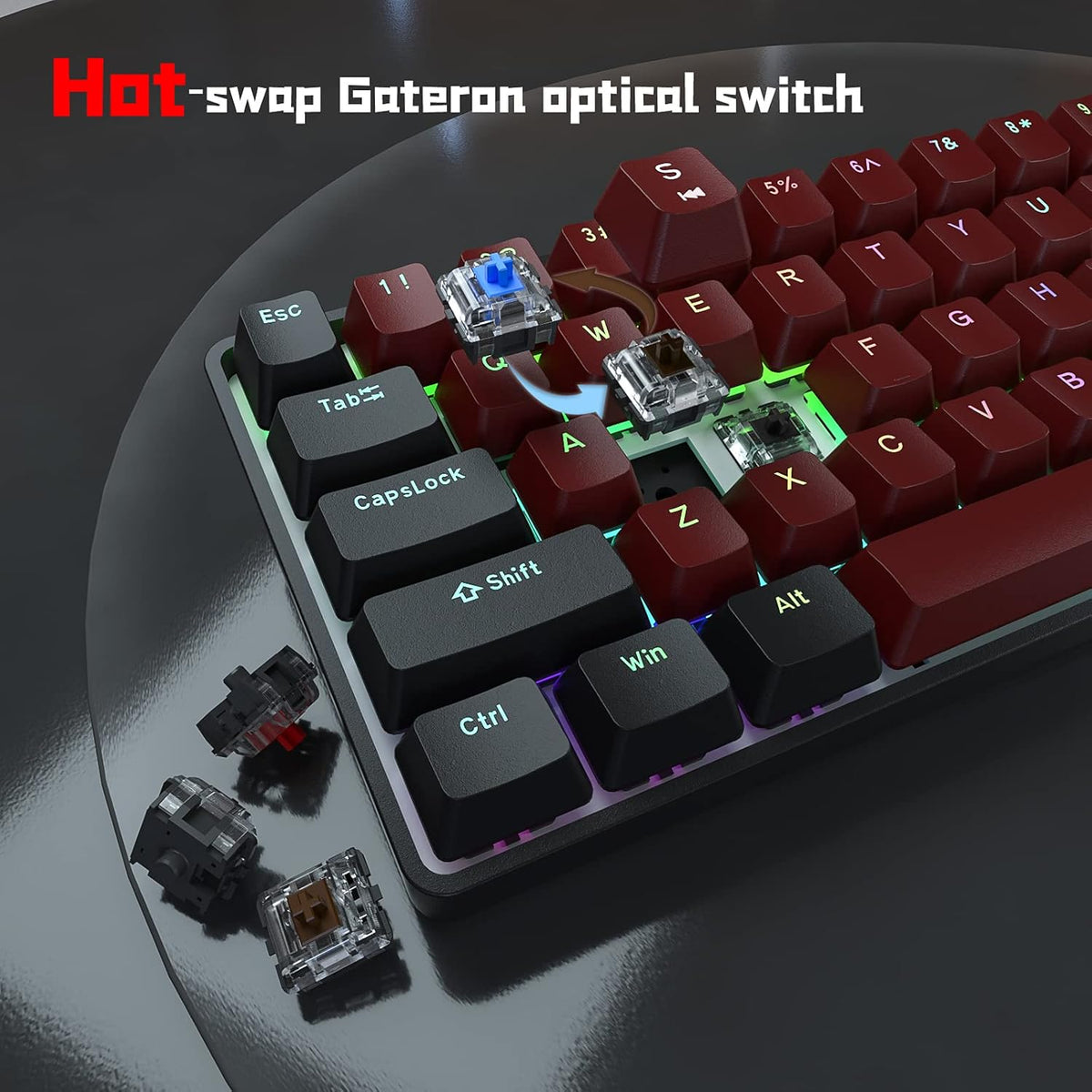 60% Hot Swap RGB Mechanical Keyboard E126