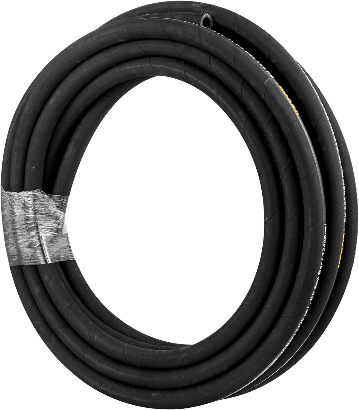 1/4 inch x 100 ft Rubber Hydraulic Hose, 5800 PSI, Pack of 2 K899