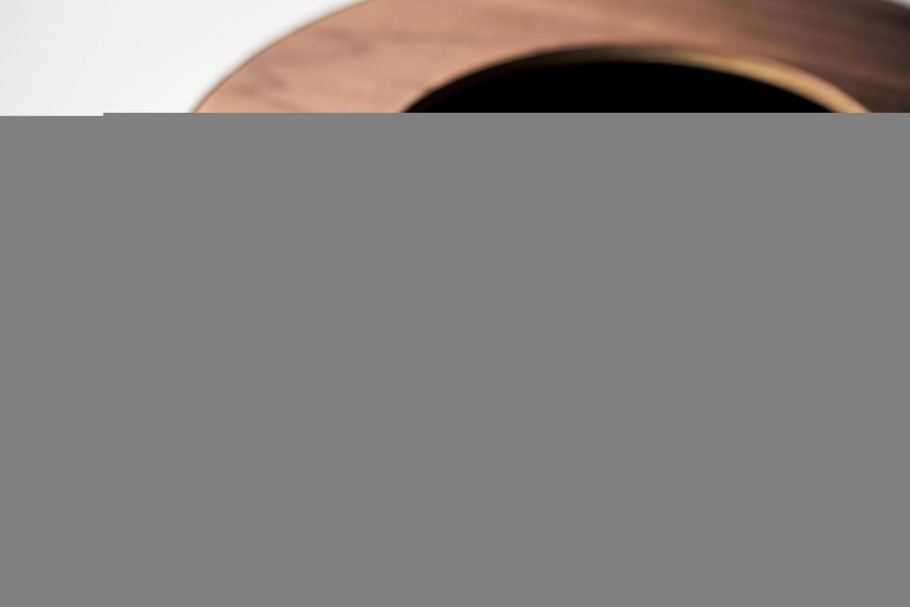 Black Round Trash Can I35899