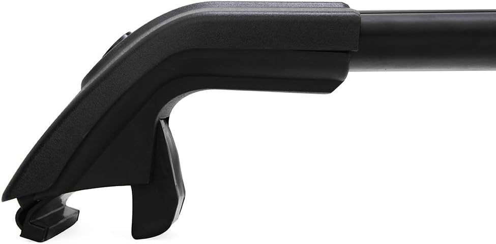 Roof Rack Side Rails Black Cross Bars Adjustable Lockable E27125