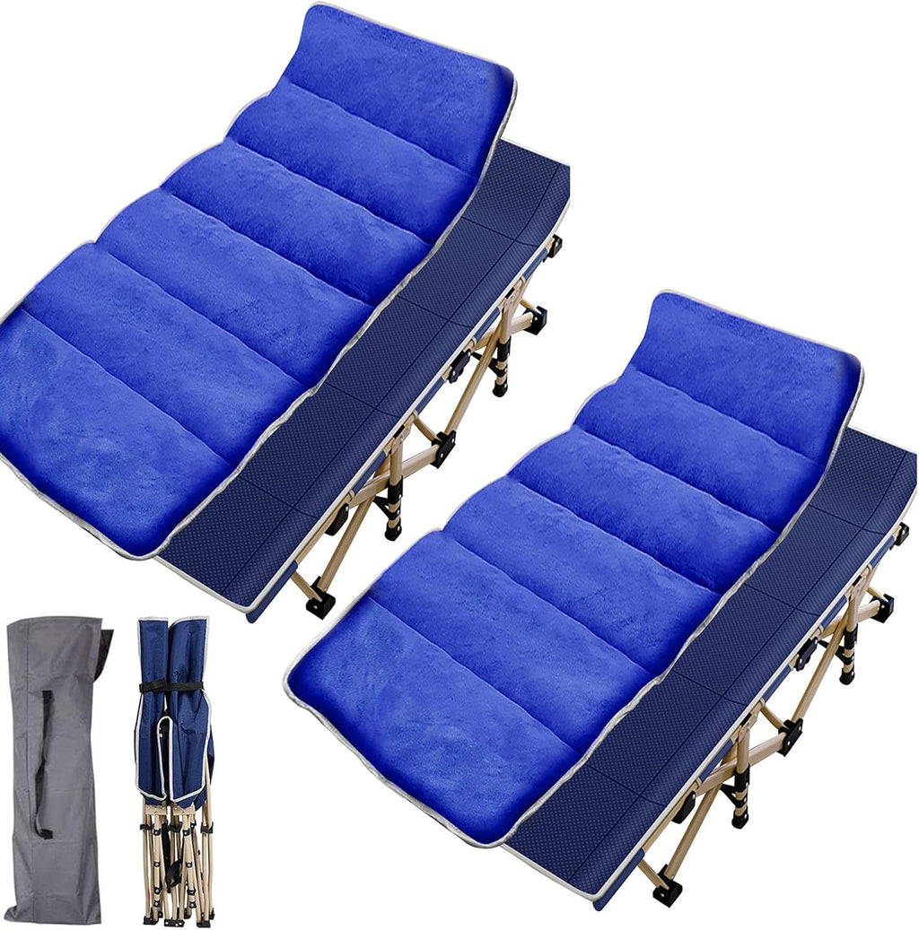 Camping Cot Folding Bed with Carry Bag W3887