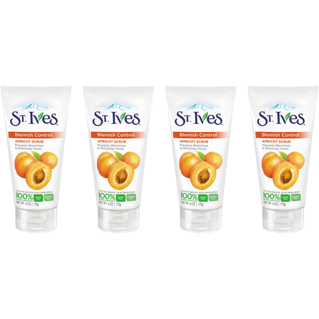 Apricot Face Scrub 6 oz 4 count U8037