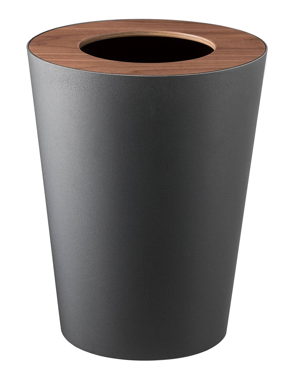 Black Round Trash Can I35899