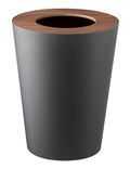 Black Round Trash Can I35899