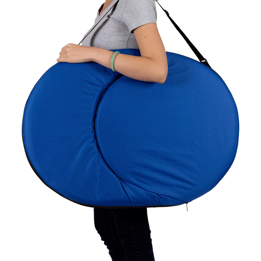 Blue Polyester Portable Teacher Chair C96463