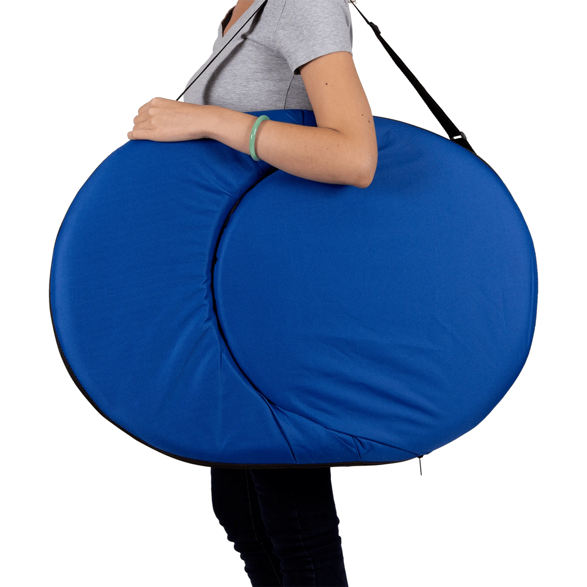 Blue Polyester Portable Teacher Chair C96463