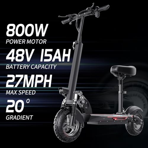 800W Folding Electric Scooter with Seat T29464