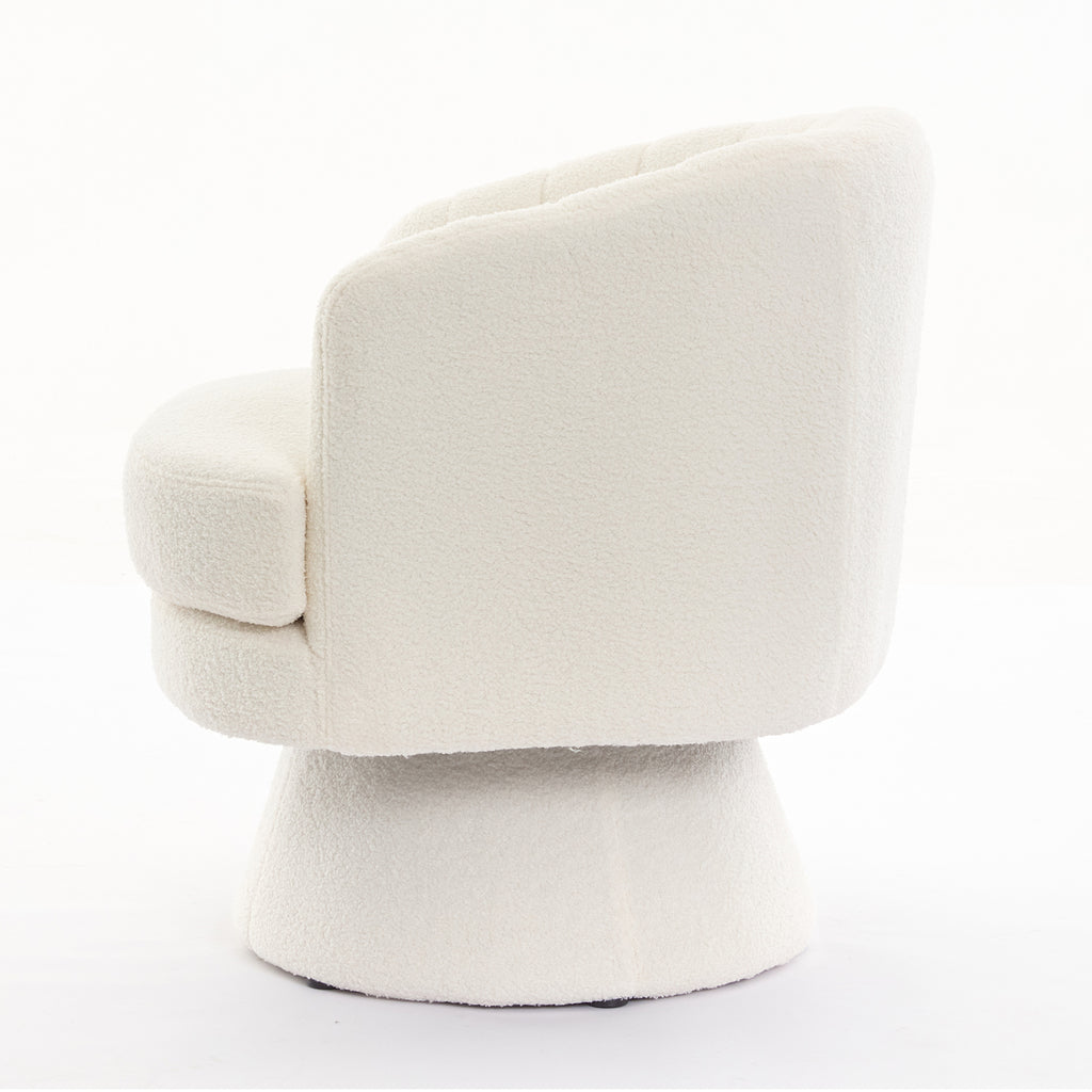 Beige Swivel Accent Chair K5454