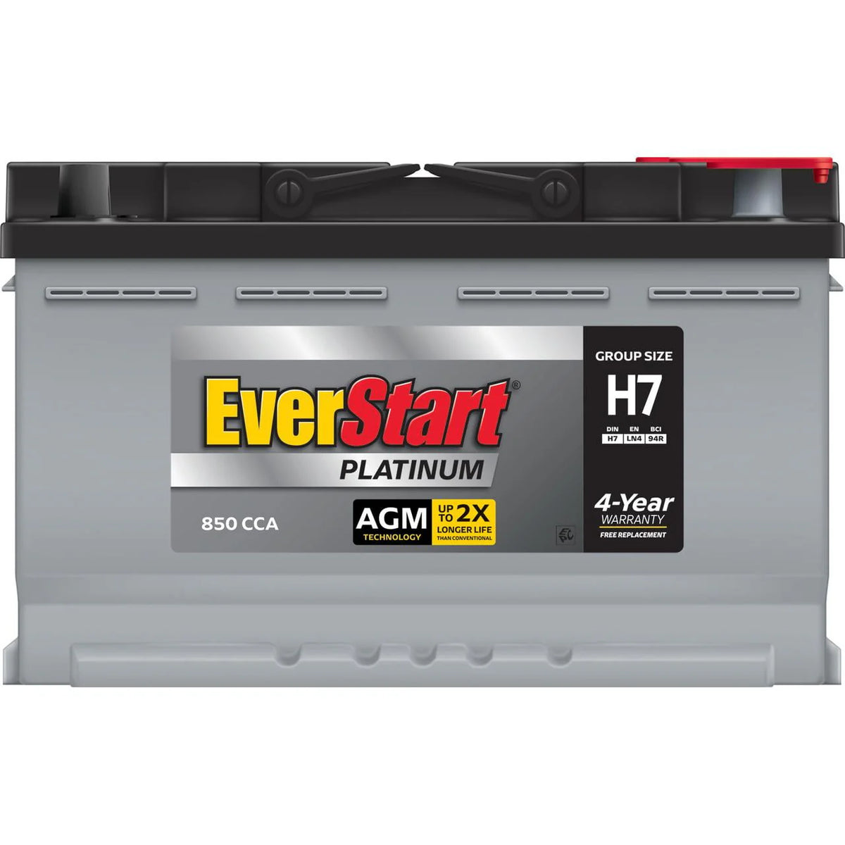 AGM Automotive Battery Group Size H7 12 Volt 800 CCA H632