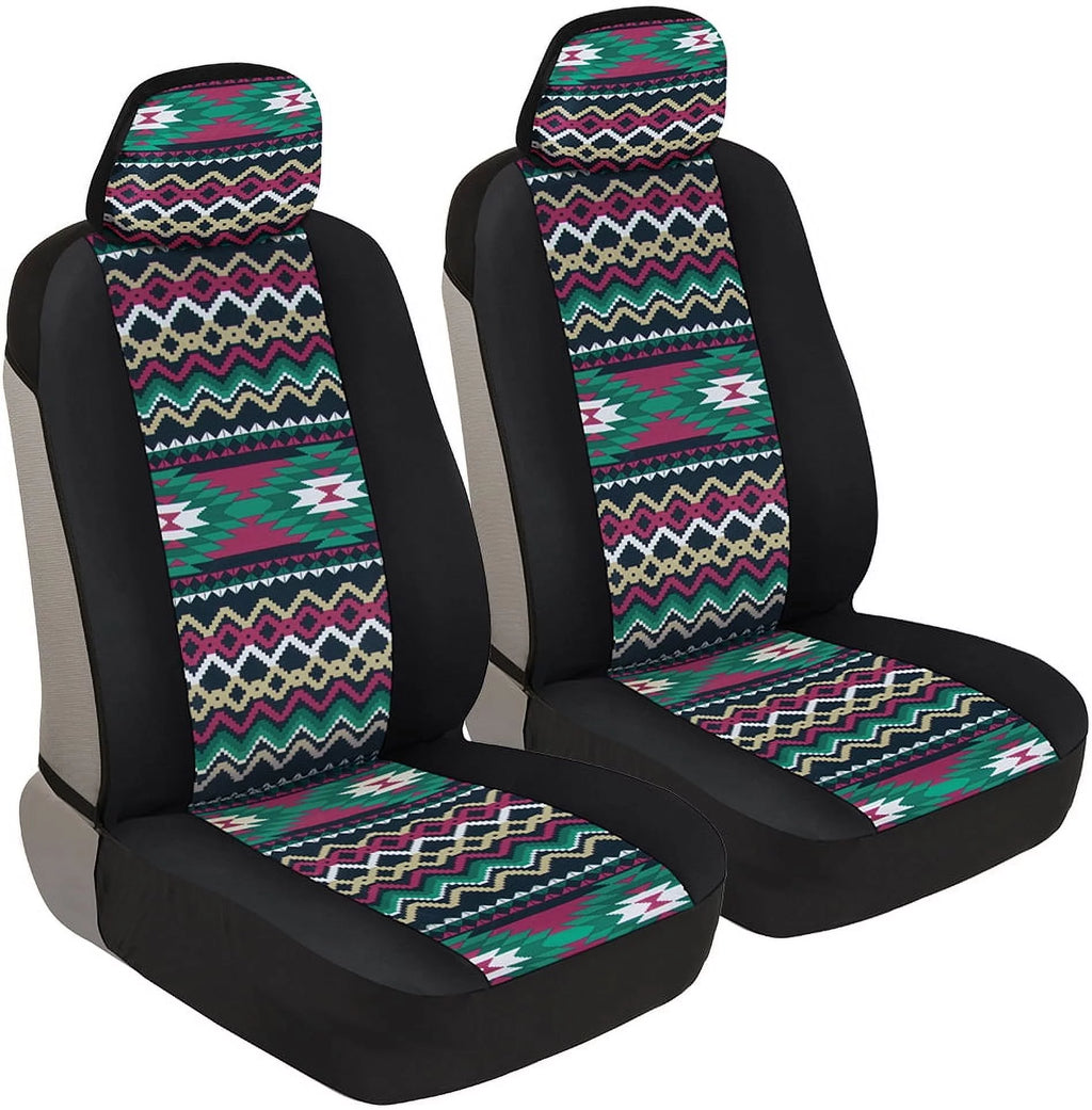 Two Tone Pattern Car Seat Covers G6557