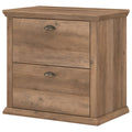 2 Drawer Lateral File Cabinet, Reclaimed Pine Y60497
