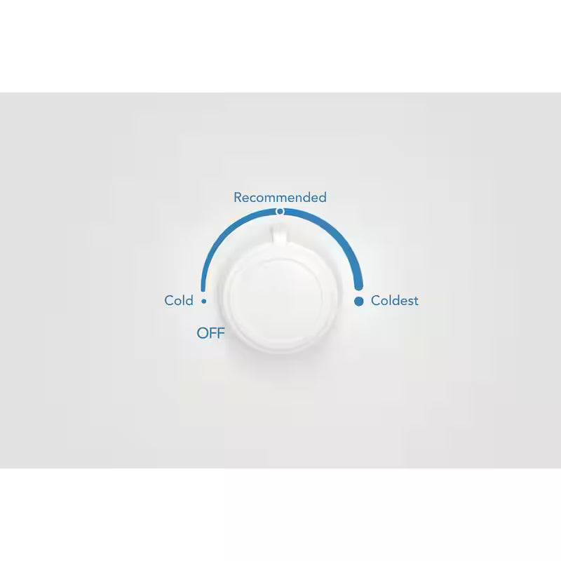White Frost Free Upright Freezer B158