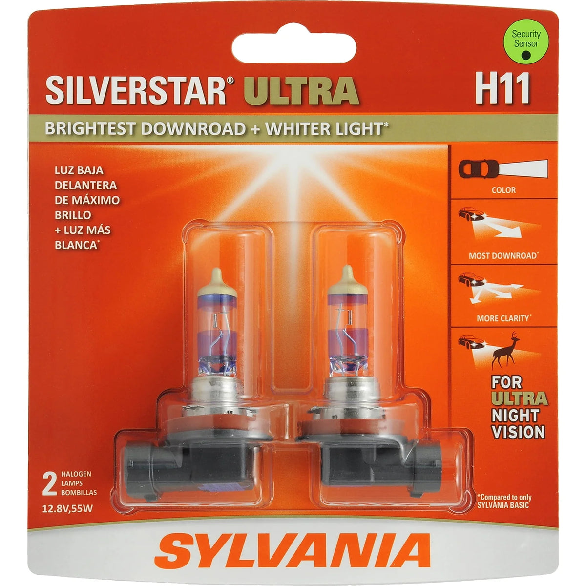 H11 Halogen Headlight Bulb, Pack of 2 X58444