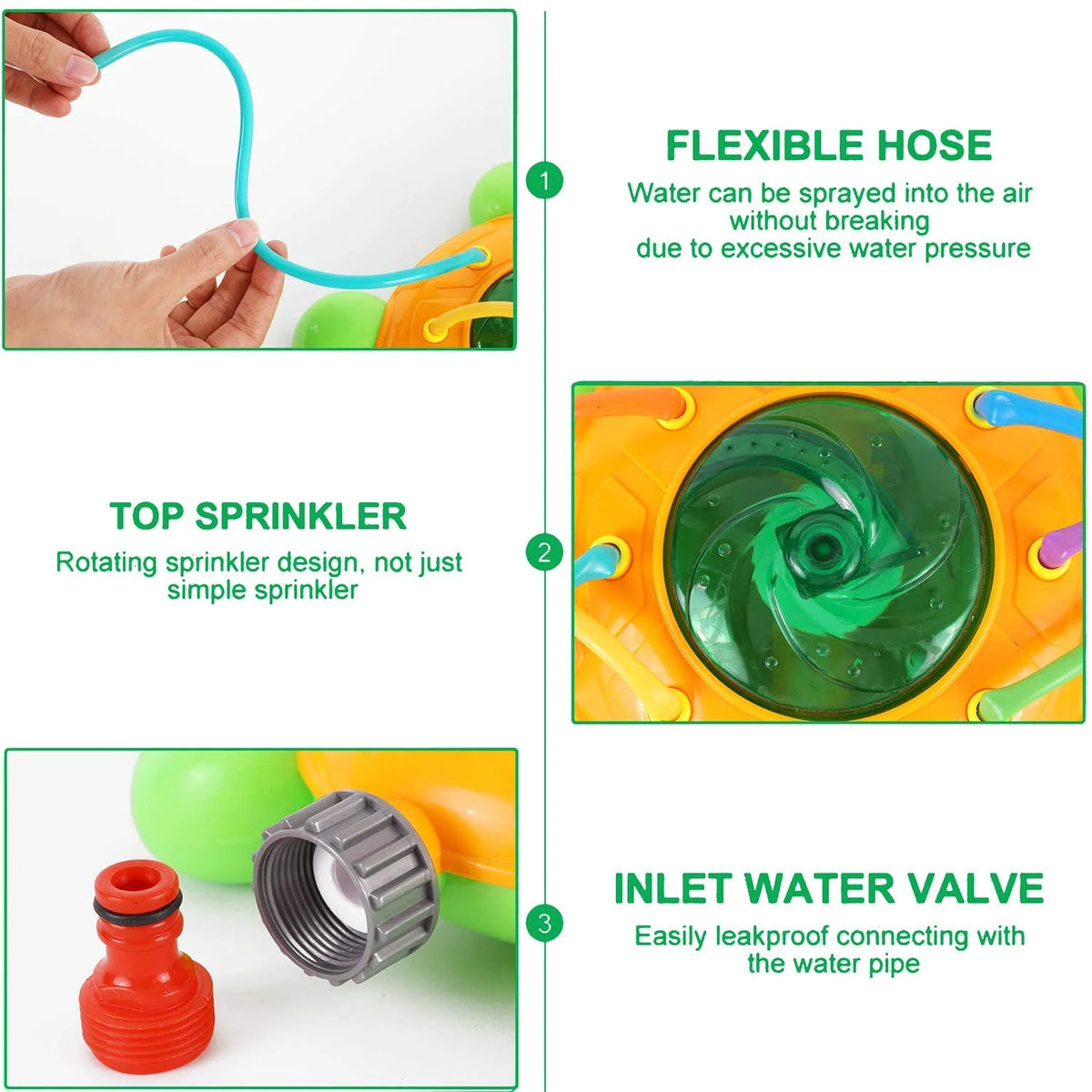 Outdoor Water Spray Sprinkler for Kids U71971