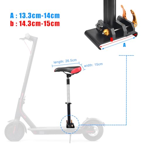 Foldable Adjustable Electric Scooter Seat S531