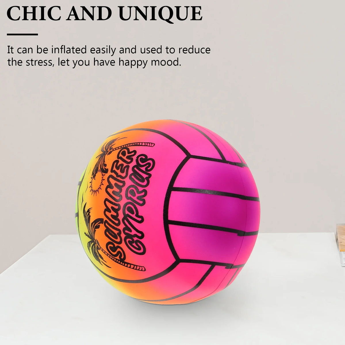 Inflatable Rainbow Volleyball Beach Ball A52917