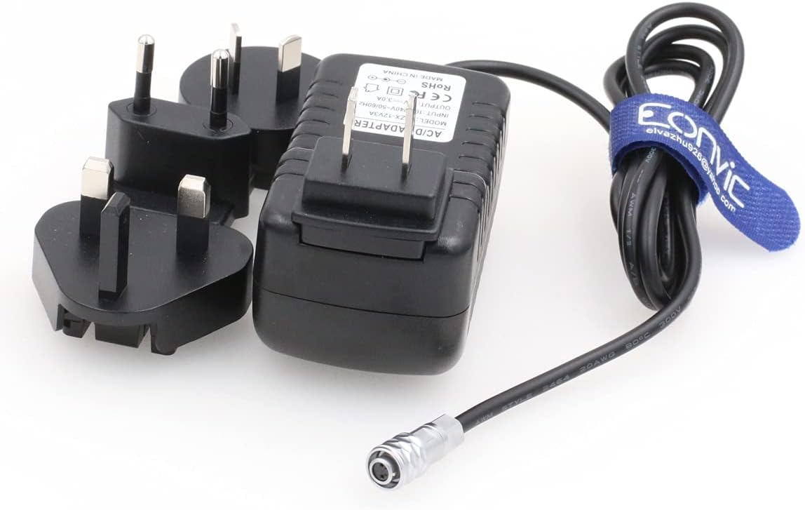 12V 3A Adapter Power Supply Charger for BMPCC 4K 6K M88989