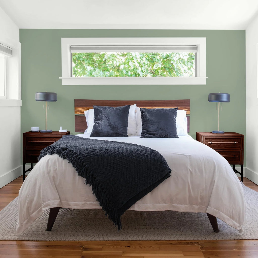 Interior Wall Paint Green Eggshell 1 Gallon M658900
